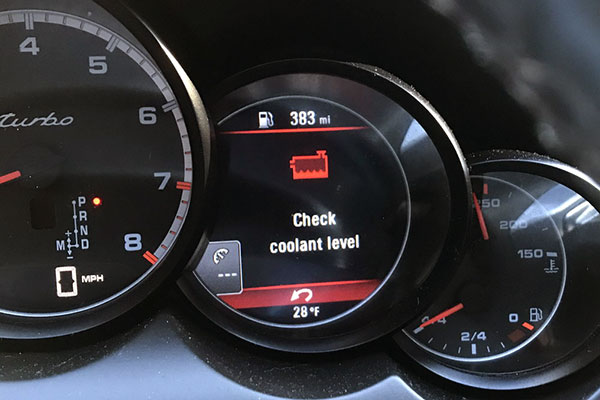 porsche-check-coolant-level-message